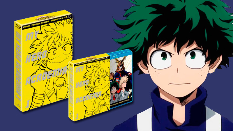 Nuevo estuche tamaño A4 de My Hero Academia 1ª temporada en Blu-ray