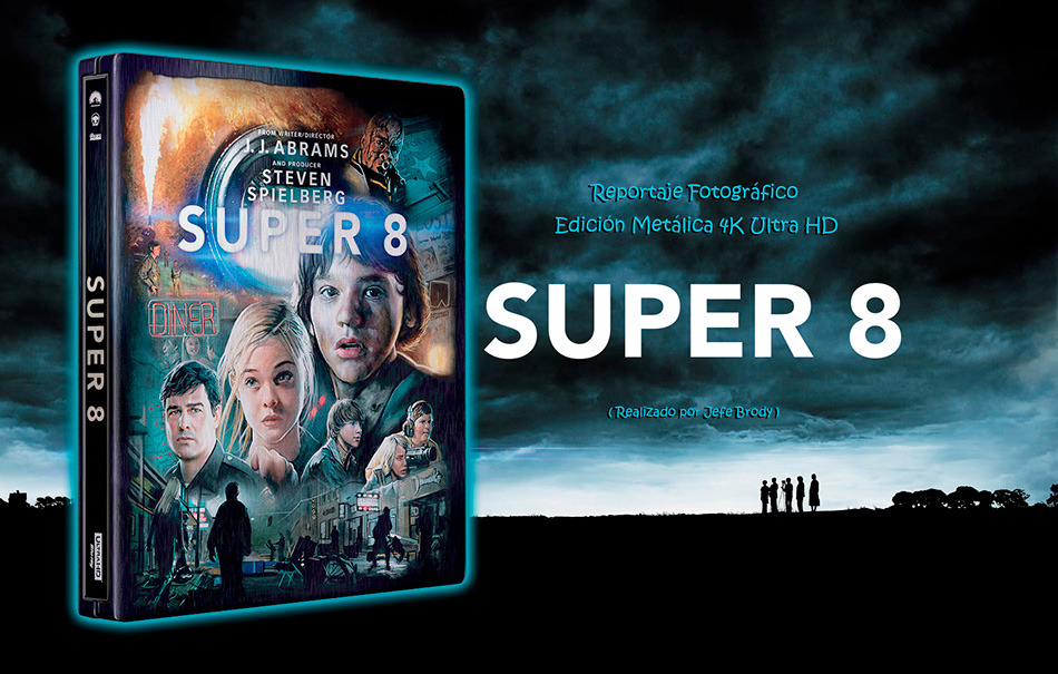 Fotografías del Steelbook de Super 8 en UHD 4K y Blu-ray