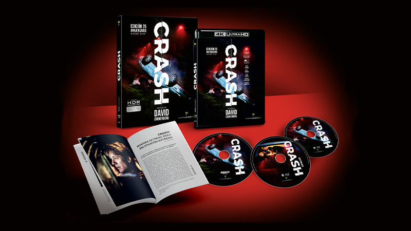 Edición 25º aniversario de Crash en UHD 4K y Blu-ray