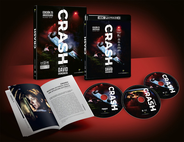 Edición 25º aniversario de Crash en UHD 4K y Blu-ray