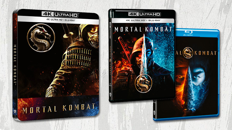 La nueva película de Mortal Kombat en Steelbook, UHD 4K y Blu-ray