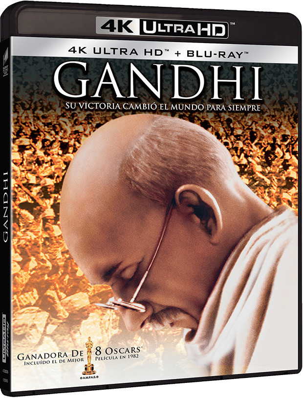 Datos de Gandhi en Ultra HD Blu-ray 1