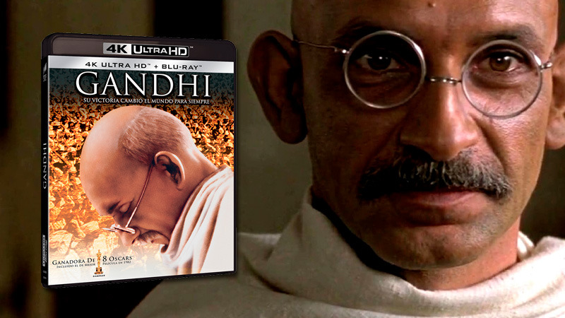 Haya paz, el UHD 4K de Gandhi estará pronto disponible en España