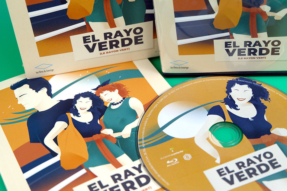 Fotografías del Blu-ray de El Rayo Verde con funda y libreto 16