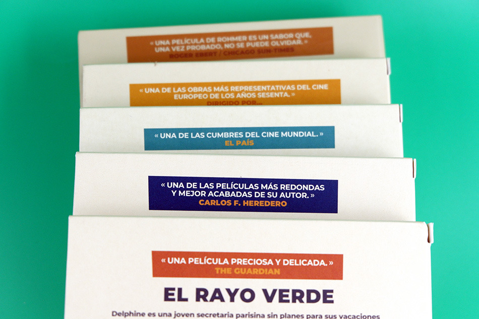 Fotografías del Blu-ray de El Rayo Verde con funda y libreto 19