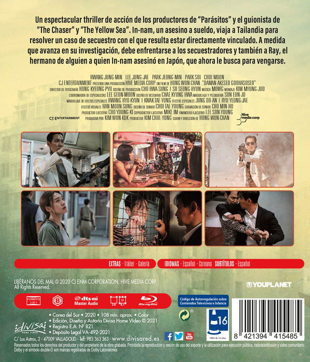 Libéranos del Mal en Blu-ray, más Cine de acción desde Corea del Sur