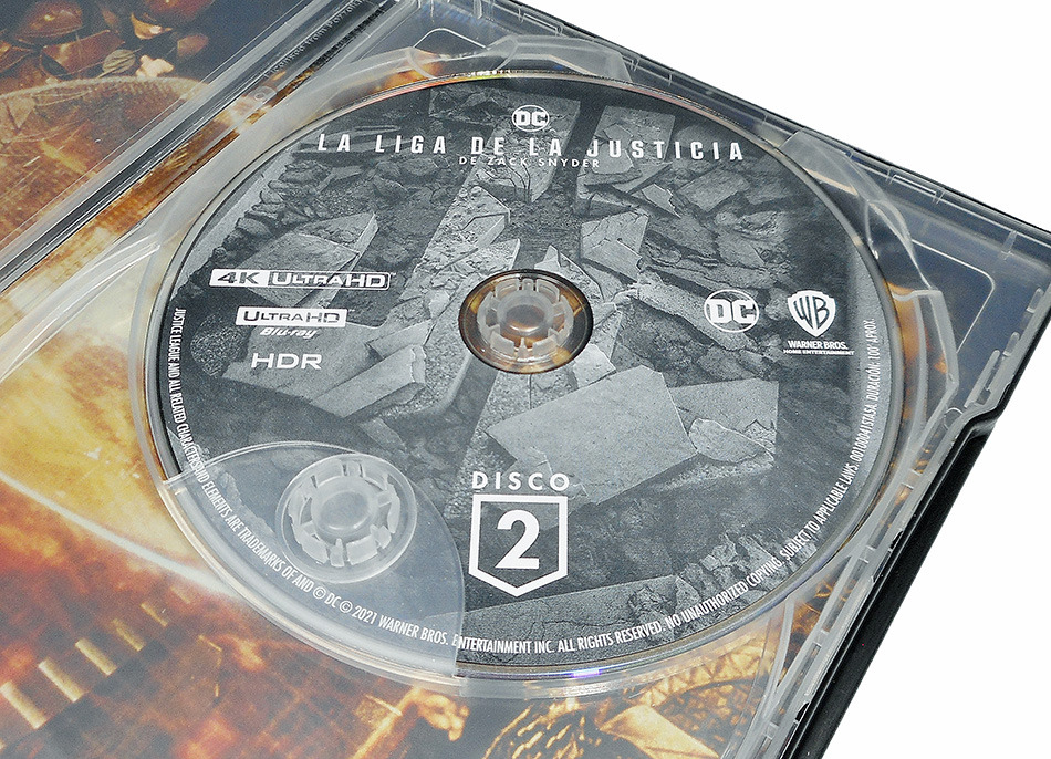 Fotografías del Steelbook de La Liga de la Justicia de Zack Snyder en UHD 4K 13