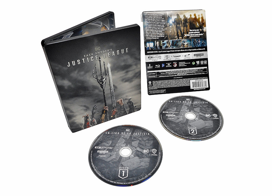 Fotografías del Steelbook de La Liga de la Justicia de Zack Snyder en UHD 4K 17