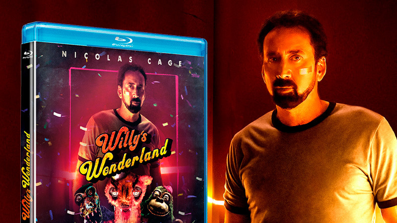 Pronto en Blu-ray la comedia de terror Willy's Wonderland con Nicolas Cage