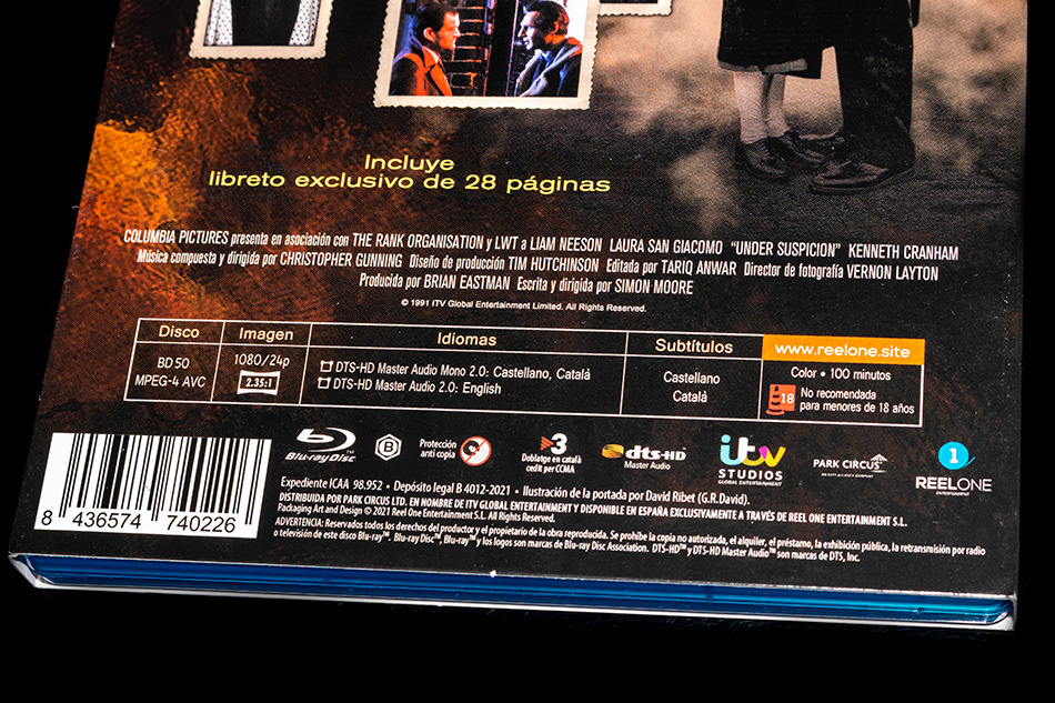 Fotografías de la edición con funda y libreto de El Silencio de la Sospecha en Blu-ray 7