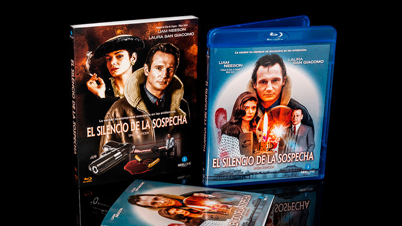 Fotografías de la edición con funda y libreto de El Silencio de la Sospecha en Blu-ray