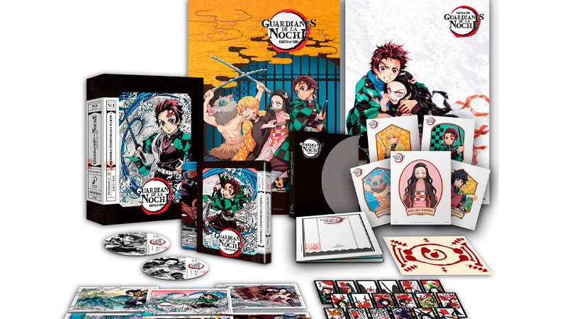 Dos ediciones de Guardianes de la Noche 1ª temporada parte 1 en Blu-ray
