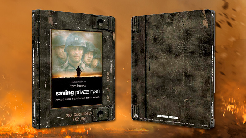 Steelbook de Salvar al Soldado Ryan en UHD 4K con disco de extras
