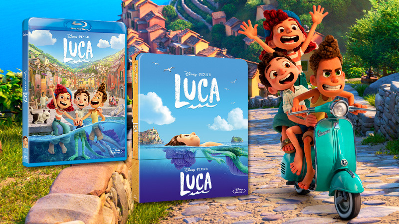 Luca de Disney·Pixar anunciada en Blu-ray y Steelbook