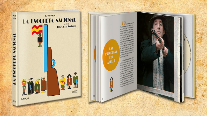 Todos los detalles de la edición libro de La Escopeta Nacional en Blu-ray