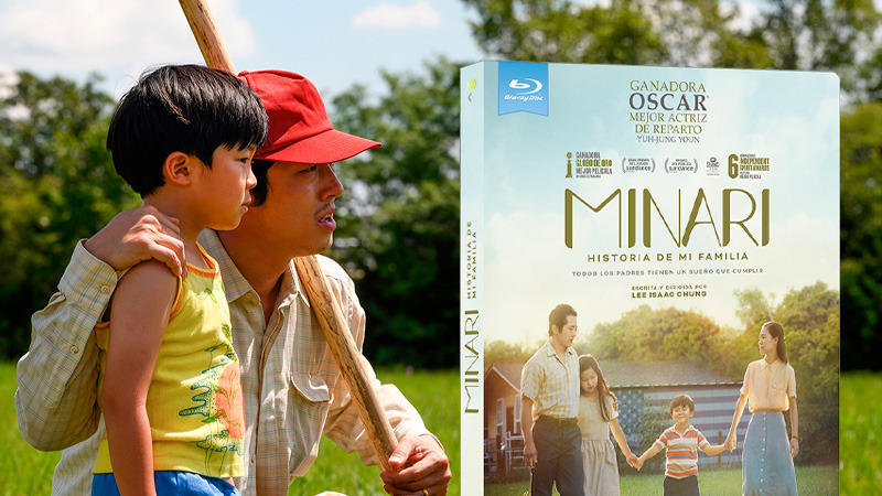 "Minari. Historia de mi Familia" en Blu-ray con funda y libreto