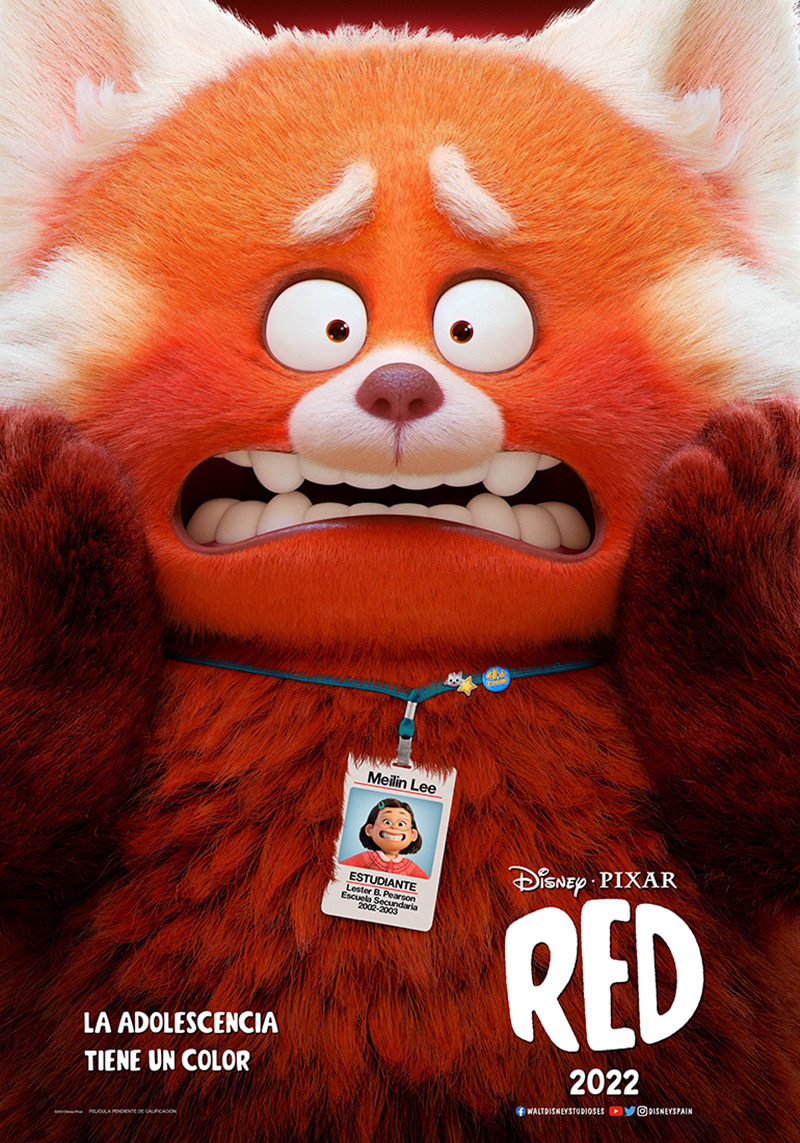 Teaser tráiler y póster de Red, lo nuevo de Disney·Pixar