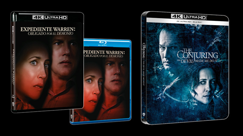 Expediente Warren: Obligado por el Demonio en Blu-ray, UHD 4K y Steelbook