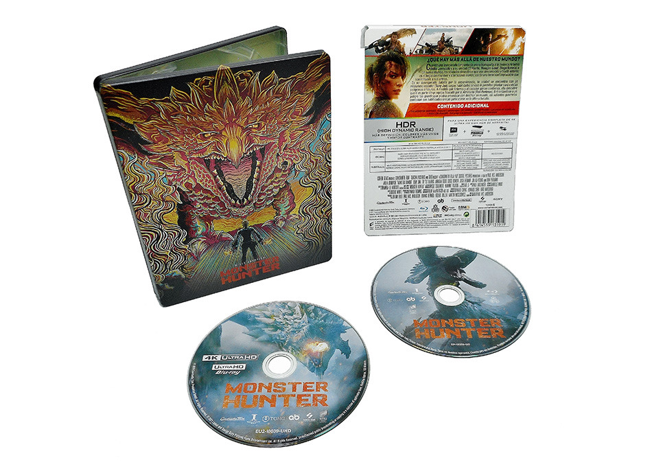 Fotografías del Steelbook de Monster Hunter en UHD 4K y Blu-ray 17