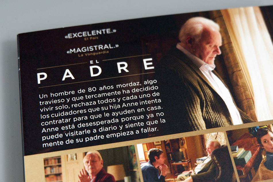 Fotografías de la edición con funda y postales de El Padre en Blu-ray 4