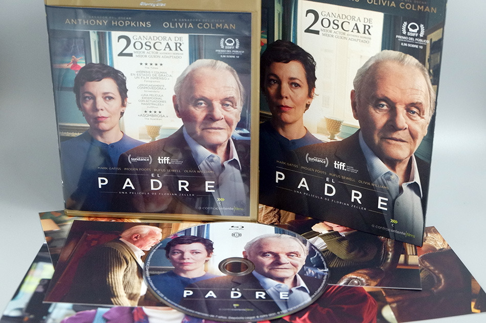 Fotografías de la edición con funda y postales de El Padre en Blu-ray 28