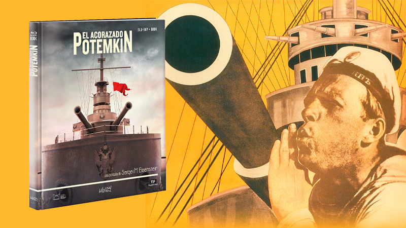 Edición libro de El Acorazado Potemkin en Blu-ray
