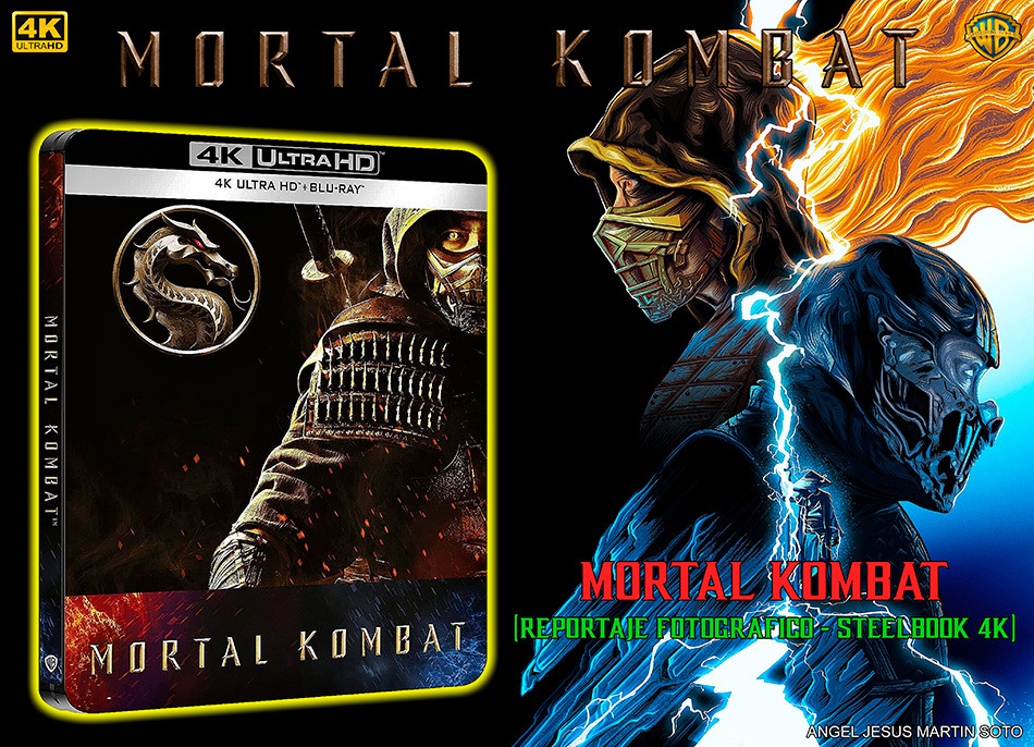 Fotografías del Steelbook de Mortal Kombat en UHD 4K y Blu-ray 1