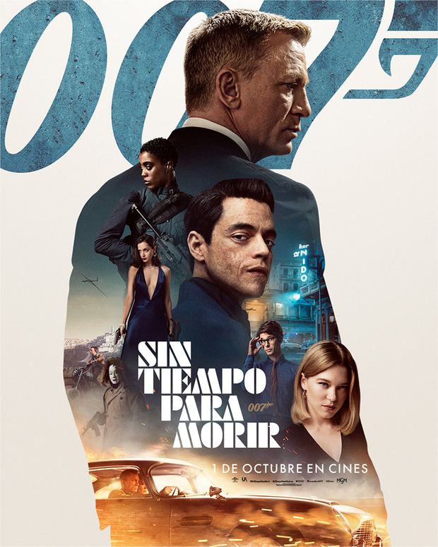 Nuevo póster de Sin Tiempo para Morir, el 1 de octubre en cines