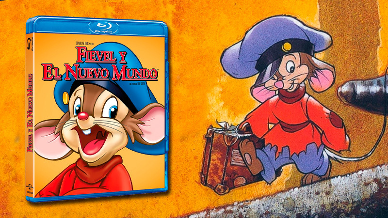Estreno en España de Fievel y el Nuevo Mundo en Blu-ray