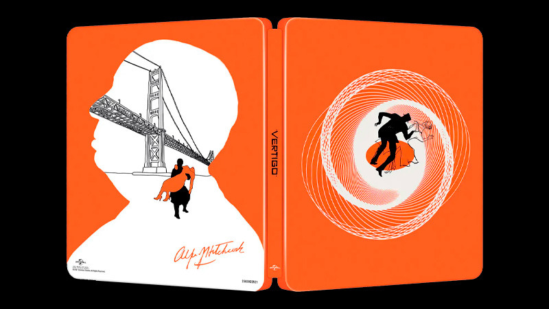 Steelbook limitado de Vértigo -de Alfred Hitchcock- en UHD 4K y Blu-ray