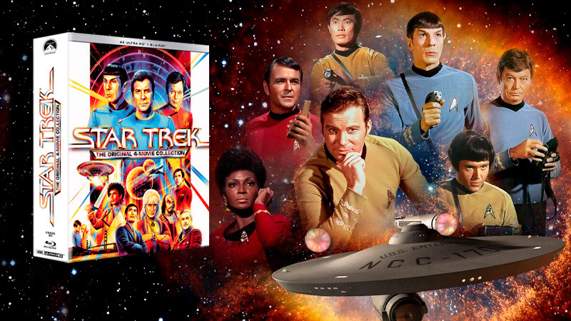 Pack con 4 películas de Star Trek en UHD 4K y cancelación de las individuales