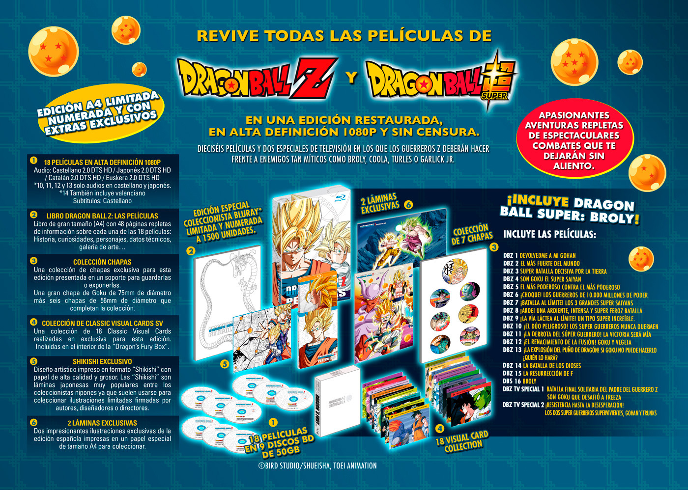 Dragon Ball Z llega entera en Blu-Ray a España y esta es su