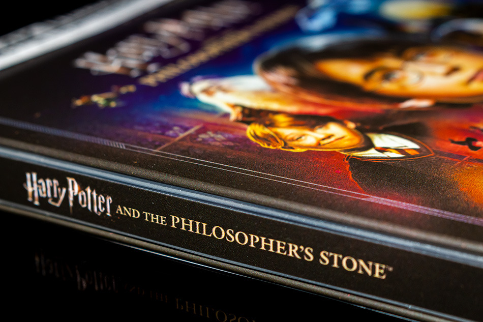 Fotografías del Steelbook con Magical Movie Mode de Harry Potter y la Piedra Filosofal en UHD 4K y Blu-ray 3