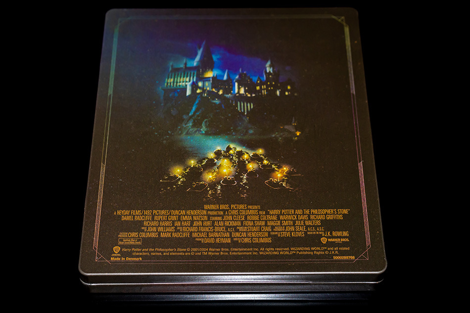 Fotografías del Steelbook con Magical Movie Mode de Harry Potter y la Piedra Filosofal en UHD 4K y Blu-ray 11