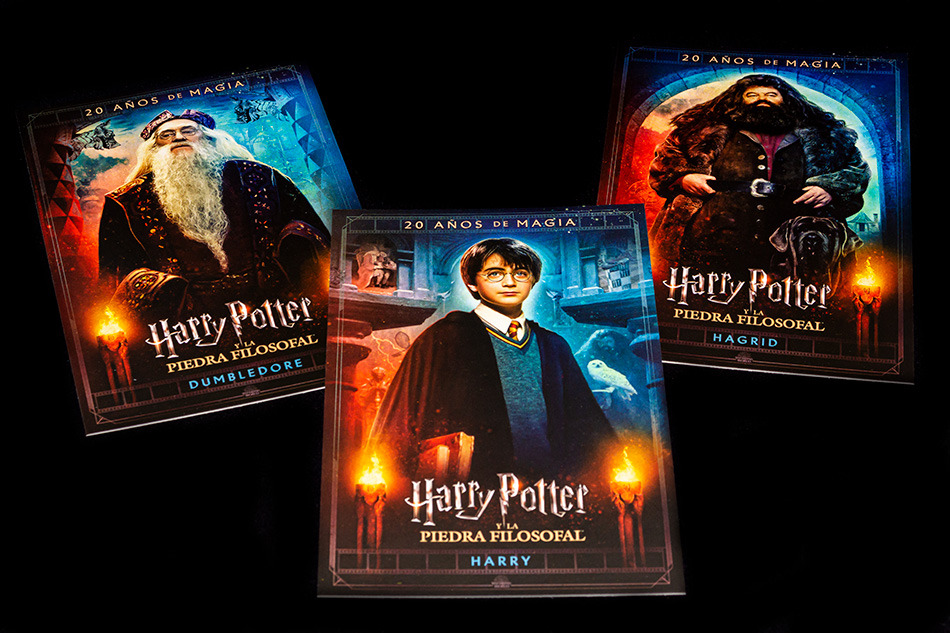 Fotografías del Steelbook con Magical Movie Mode de Harry Potter y la Piedra Filosofal en UHD 4K y Blu-ray 17