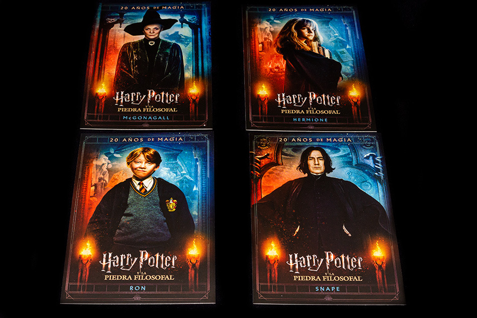 Fotografías del Steelbook con Magical Movie Mode de Harry Potter y la Piedra Filosofal en UHD 4K y Blu-ray 18