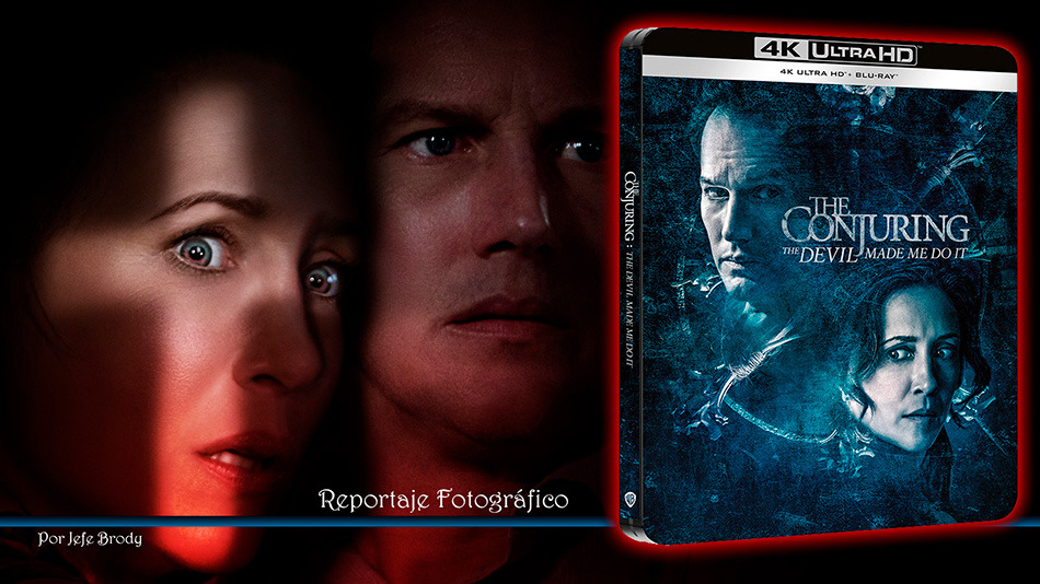 Fotografías del Steelbook de Expediente Warren: Obligado por el Demonio en UHD 4K y Blu-ray 1