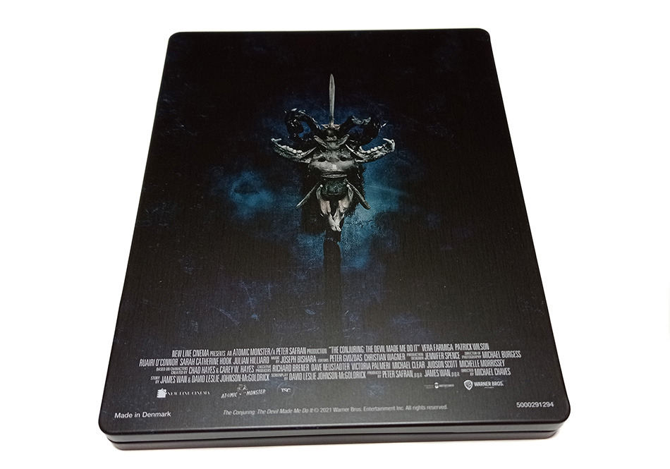 Fotografías del Steelbook de Expediente Warren: Obligado por el Demonio en UHD 4K y Blu-ray 8