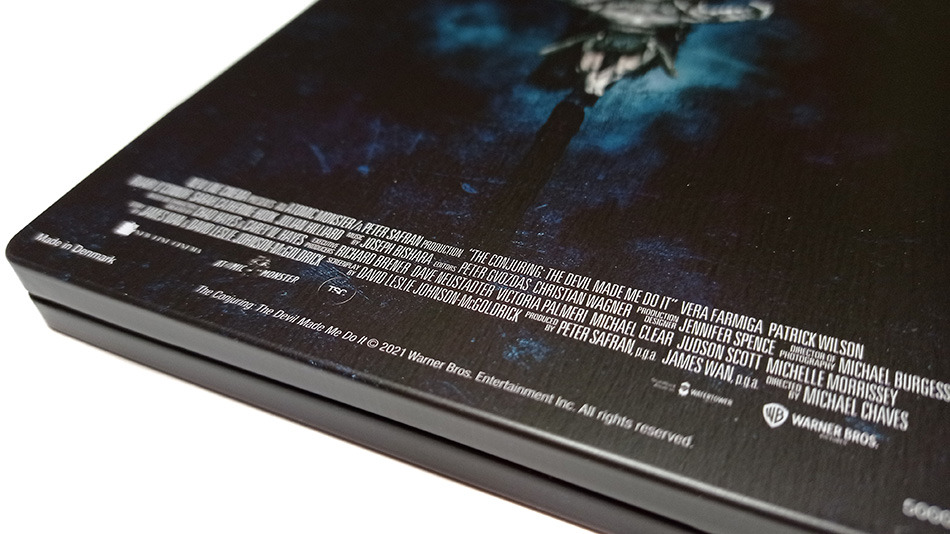 Fotografías del Steelbook de Expediente Warren: Obligado por el Demonio en UHD 4K y Blu-ray 10