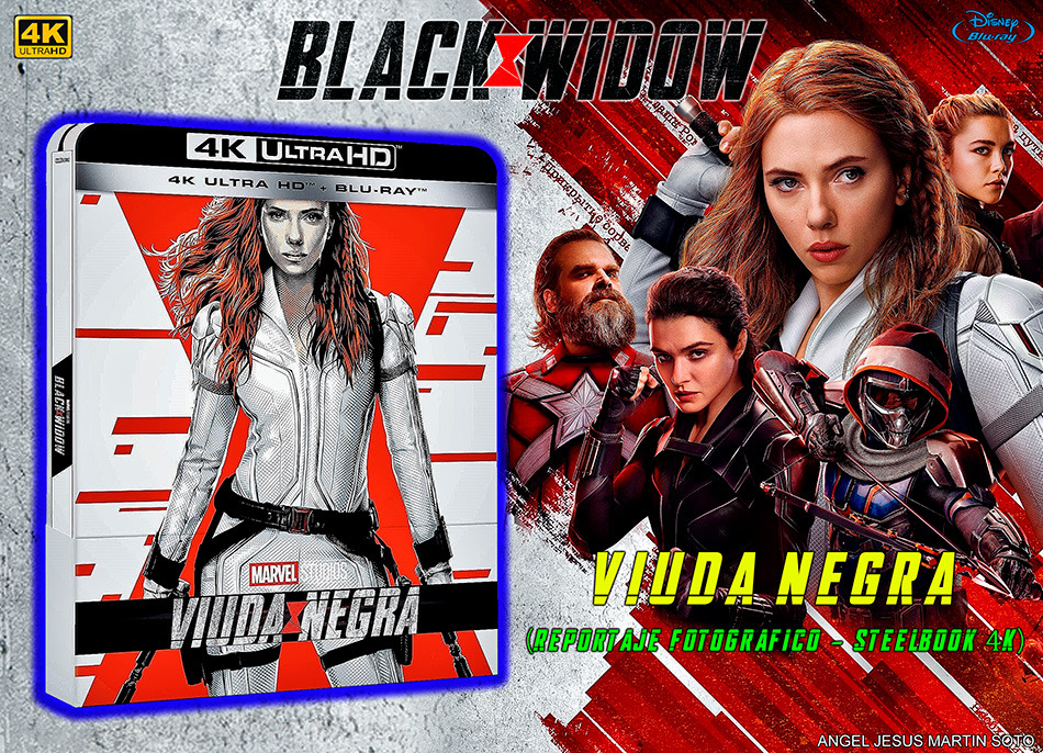 Fotografías del Steelbook de Viuda Negra en UHD 4K y Blu-ray 1