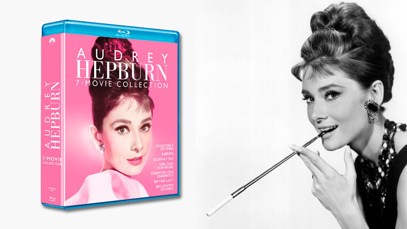Nuevo pack de Audrey Hepburn con 7 películas y una novedad