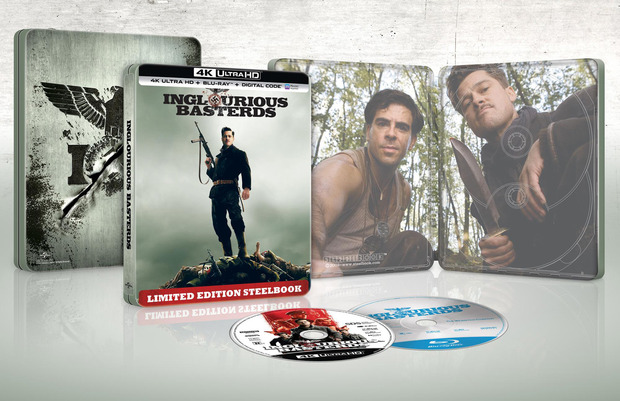 Steelbook de Malditos Bastardos en UHD 4K anunciado en España