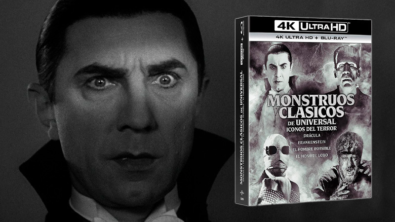 Cuatro Monstruos Clásicos de Universal por primera vez en UHD 4K