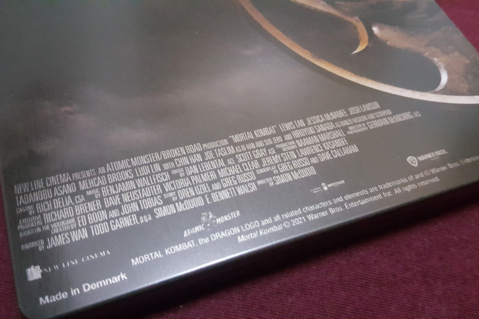 Fotografías del Steelbook de Mortal Kombat en Blu-ray (Italia) 11