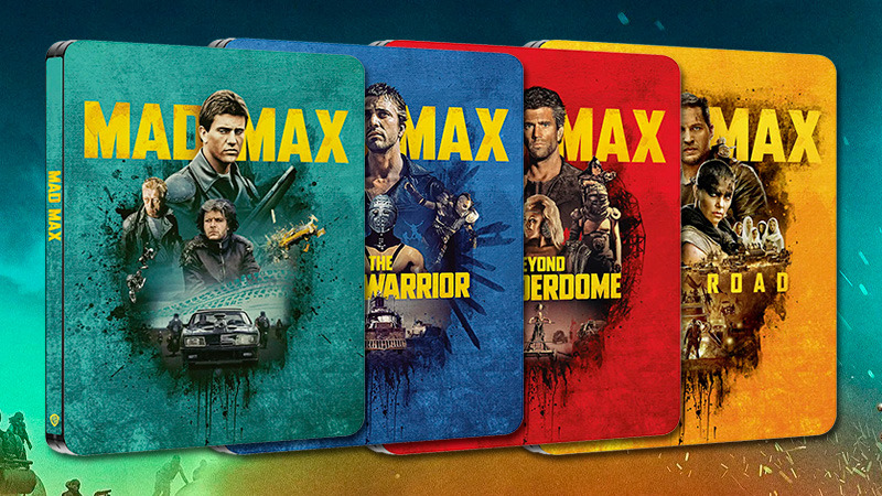 Toda la saga de Mad Max en UHD 4K en estuches Steelbook