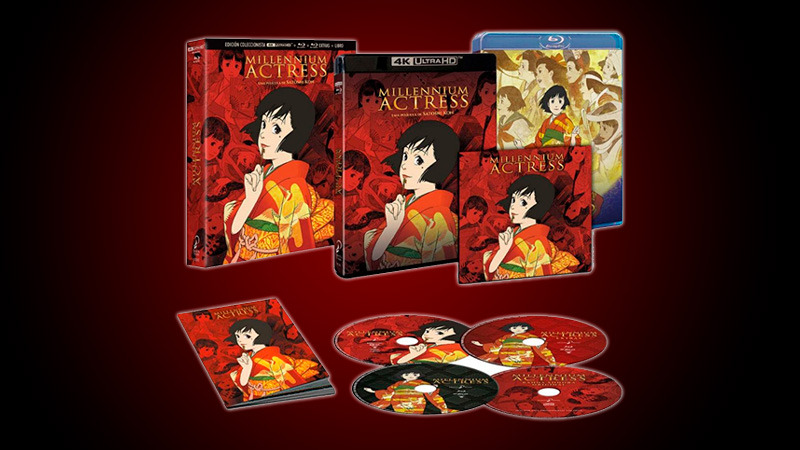 Todos los detalles del anime Millennium Actress por primera vez en UHD 4K y Blu-ray