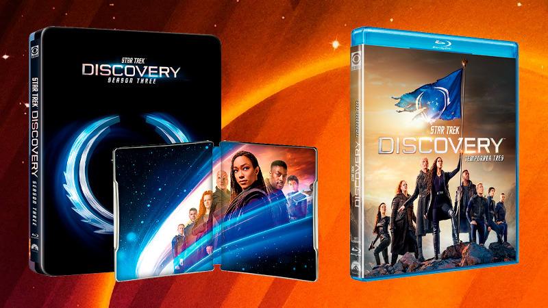 Tercera temporada de Star Trek: Discovery en Blu-ray sencillo y Steelbook