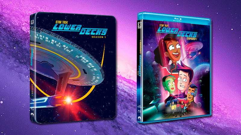 Primera temporada de Star Trek: Lower Decks en Blu-ray sencillo y Steelbook
