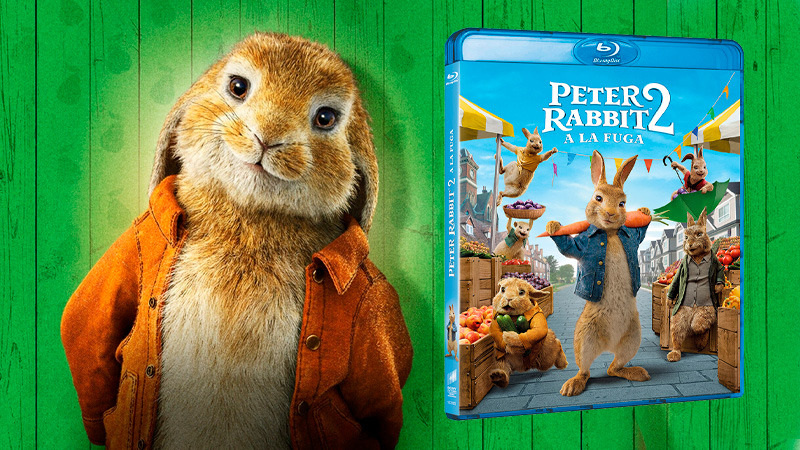 Peter Rabbit 2: A la Fuga en Blu-ray; carátula, extras y datos técnicos
