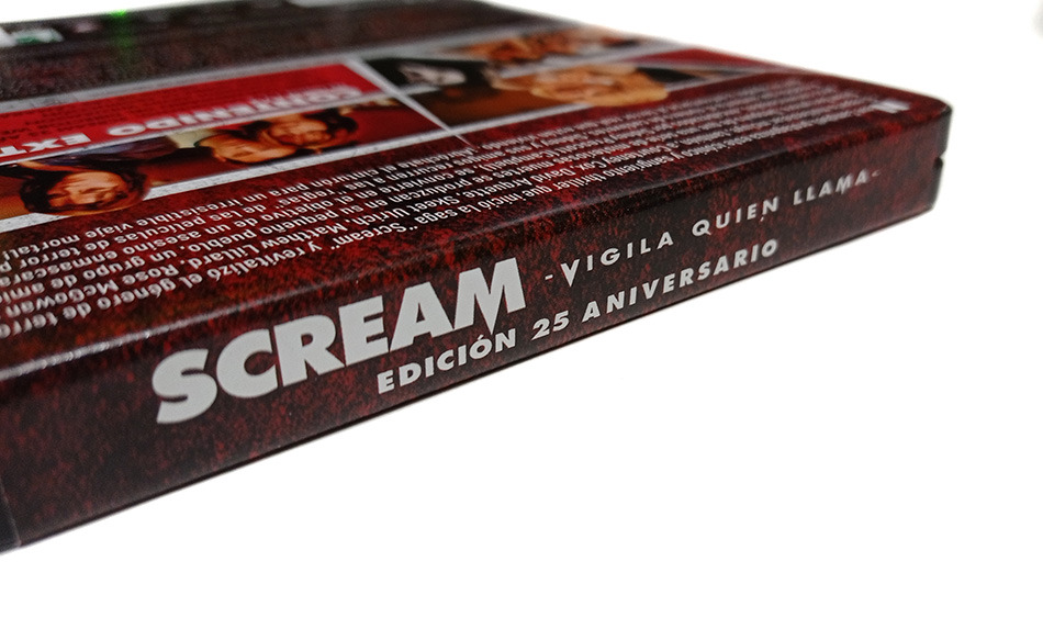 Fotografías del Steelbook de Scream en UHD 4K y Blu-ray 5